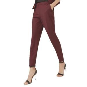 Ted Baker Women Lightweight Wool Blend Straight Leg Crop Pants, Sz 32